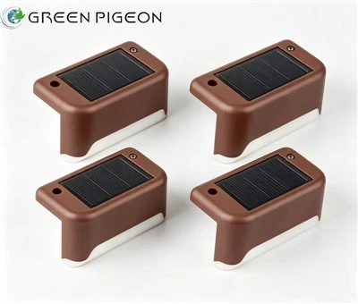 Päikeseenergial töötavad astmevalgustid välitreppidele
